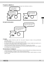 Предварительный просмотр 111 страницы ECG EDF 6023 WA Series Instruction Manual