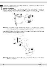 Preview for 8 page of ECG EDF 6023 WE Instruction Manual