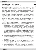 Preview for 3 page of ECG EDI 100363 BlackLine Instruction Manual