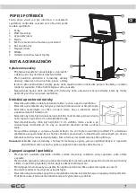 Предварительный просмотр 7 страницы ECG EFP 11420 WA+ Instruction Manual