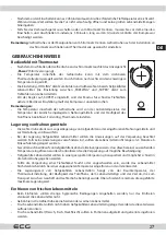 Предварительный просмотр 27 страницы ECG EFP 11420 WF Instruction Manual