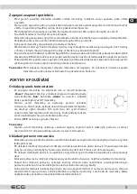 Предварительный просмотр 5 страницы ECG EFP 12000 WA++ Instruction Manual