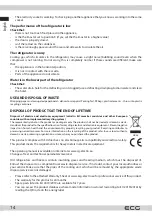 Preview for 14 page of ECG EFRT 11770 NWE Instruction Manual