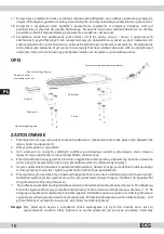 Предварительный просмотр 16 страницы ECG EG 130 Instruction Manual