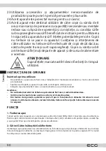 Предварительный просмотр 50 страницы ECG EH 1886 Double Instruction Manual