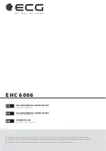 ECG EHC 6006 Instruction Manual preview