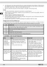 Preview for 28 page of ECG EHC 6006 Instruction Manual