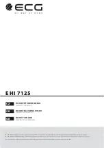 ECG EHI 7125 Instruction Manual preview