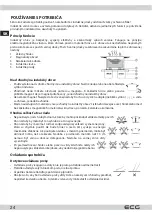 Предварительный просмотр 24 страницы ECG EHI 7125 Instruction Manual