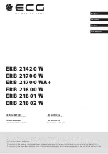 ECG ERB 21420 W Instruction Manual preview