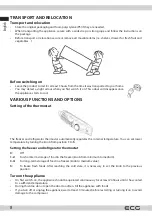 Preview for 8 page of ECG ERB 21420 W Instruction Manual