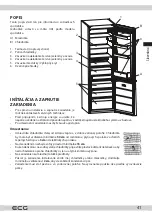 Предварительный просмотр 41 страницы ECG ERB 21420 W Instruction Manual