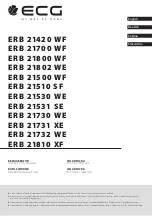 Preview for 1 page of ECG ERB 21500 WF Instruction Manual