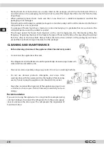 Предварительный просмотр 26 страницы ECG ERB 21700 WA+ Instruction Manual