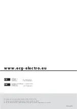 Предварительный просмотр 32 страницы ECG ERB 21700 WA+ Instruction Manual