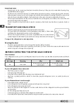 Предварительный просмотр 52 страницы ECG ERB 21860 NWA++ Instruction Manual