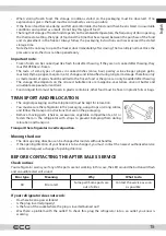 Preview for 15 page of ECG ERB 21880 NXE Instruction Manual