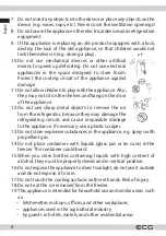 Preview for 4 page of ECG ERD 21430 W Instruction Manual