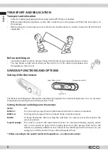 Preview for 8 page of ECG ERD 21444 WE Instruction Manual