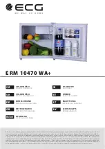 Preview for 1 page of ECG ERM 10470 WA+ Instruction Manual