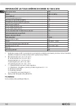 Preview for 10 page of ECG ERM 10470 WA+ Instruction Manual