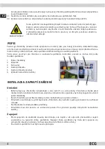 Preview for 4 page of ECG ERM 10471 WA++ Instruction Manual