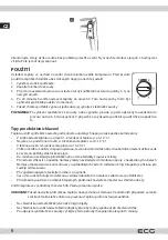 Preview for 6 page of ECG ERM 10510 BVB Instruction Manual