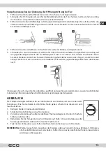 Preview for 13 page of ECG ERM 10510 BVB Instruction Manual