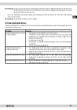 Preview for 15 page of ECG ERM 10510 EFR Instruction Manual