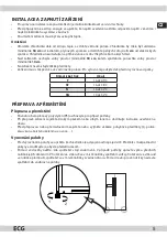 Preview for 5 page of ECG ERS 21780 NIXA+ Instruction Manual