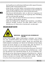 Preview for 34 page of ECG ERS 21780 NWA+ Instruction Manual