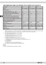 Preview for 58 page of ECG ERS 21780 NWA+ Instruction Manual