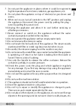 Preview for 7 page of ECG ESP 20101 Black Instruction Manual