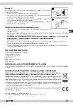 Предварительный просмотр 35 страницы ECG ET 20482 Stainless Instruction Manual