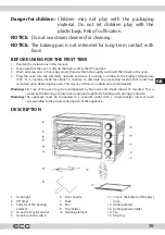 Предварительный просмотр 39 страницы ECG ET 20482 Stainless Instruction Manual