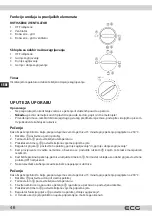 Предварительный просмотр 46 страницы ECG ET 20482 Stainless Instruction Manual