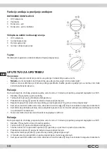 Предварительный просмотр 58 страницы ECG ET 20482 Stainless Instruction Manual