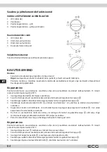 Предварительный просмотр 64 страницы ECG ET 20482 Stainless Instruction Manual