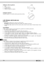 Предварительный просмотр 76 страницы ECG ET 20482 Stainless Instruction Manual