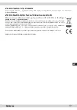 Предварительный просмотр 57 страницы ECG ET 3031 Instruction Manual