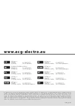 Предварительный просмотр 60 страницы ECG ET 3031 Instruction Manual