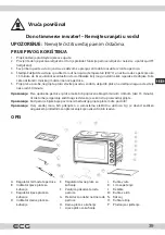 Предварительный просмотр 39 страницы ECG ET 3032 Instruction Manual