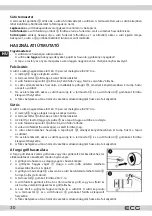 Предварительный просмотр 30 страницы ECG ET 32303 Instruction Manual