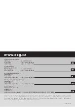 Предварительный просмотр 36 страницы ECG ET 3333 Black Instruction Manual