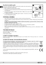 Preview for 6 page of ECG ET 4520 Instruction Manual