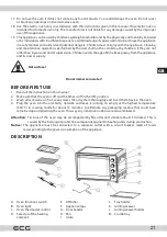 Предварительный просмотр 21 страницы ECG ET 4520 Instruction Manual