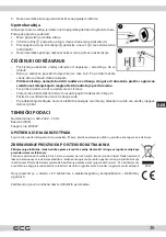 Предварительный просмотр 35 страницы ECG ET 4520 Instruction Manual