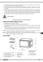 Предварительный просмотр 41 страницы ECG ET 4520 Instruction Manual