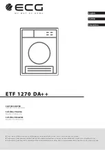 Предварительный просмотр 1 страницы ECG ETF 1270 DA++ Instruction Manual