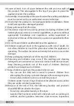 Preview for 5 page of ECG ETF 1270 DA++ Instruction Manual